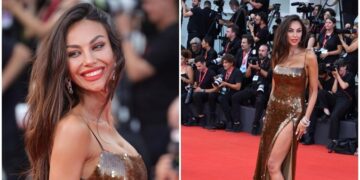 Една од најубавите жени на светот го украде шоуто на црвениот тепих во Венеција