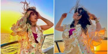 Салма Хајек покажа како ужива во последните денови од летото, испрати порака до своите фанови