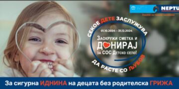 Секое дете заслужува да расте со ЉУБОВ – хуманитарна кампања во НЕПТУН