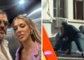 По расправија и пријава за насилство, Сергеј Трифуновиќ и неговата сопруга се снимени како се бакнуваат