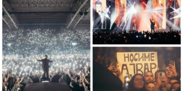 (Видео) Што ми направивте? Фала ви што бевте погласни од мене, фала и за ајварот, рече Шерифовиќ по концертот во Скопје