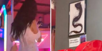 (Видео) Обожавател ја повлече екстензијата за коса на Кејти Пери и ја врами, снимката стана вирална