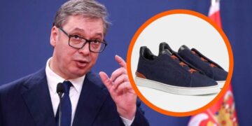 Србите лути поради патиките во кои Александар Вучиќ се појави во емисија: „Фолирант“