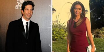 Дејвид Швимер фотографиран на романтична вечера со 29 години помлада студентка