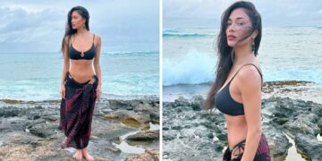 Никол Шерцингер позираше во бикини и ја покажа својата завидна фигура