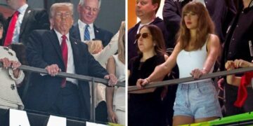 (Видео) Трамп ја исмеа исвирканата Тејлор Свифт по завршувањето на Супер Боул