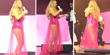 (Видео) „Изгледа како едвај да се движи“: фановите загрижени за Мараја Кери по настапот