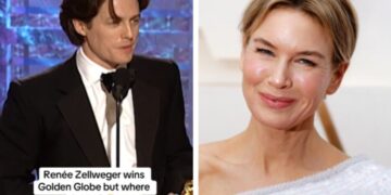 Рене Зелвегер призна дека копала низ ѓубрето во тоалетот додека сите ја чекаа да си ја подигне статуетката „Златен глобус“