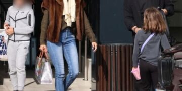 Жељко и Јована Јоксимовиќ првпат во јавност со своите деца