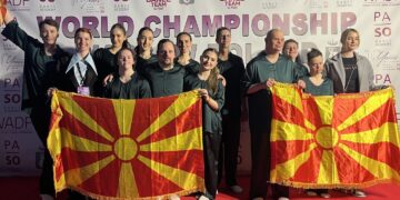 Македонската репрезентација блесна на Светското првенство во латино танци во Варшава,