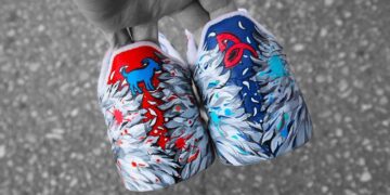 (Фото) Новак Ѓоковиќ доби custom made патики од македонскиот дизајнер Сатја Грабулоски