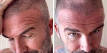 (Видео) Бекам случајно остана малку ќелав, Викторија му порача: Изгледа ужасно