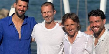 Модриќ, Ѓоковиќ, Ковачиќ и Чеферин заедно на остров кај Корчула