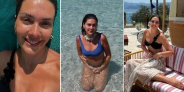 Популарната Шехерезад е вистинска убавица без шминка со совршено тело на плажа