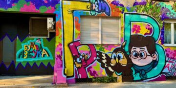 (Фото) Нов уметнички мурал на „Бушава азбука“ во Дебар Маало