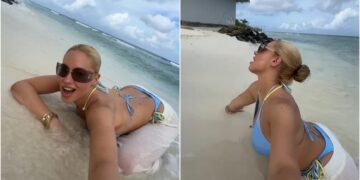 (Видео) Снимка од српска пејачка на плажа ја крена температурата на социјалните мрежи