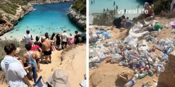 Масовен туризам направи депонија од „тајната“ плажа на Мајорка
