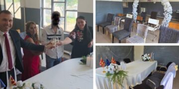 Првото „Да“ зад решетки – осуденик се регистрира со својата девојка во струмичкиот затвор