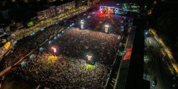 (Фото) Над 100.000 посетители на концертот на Дино Мерлин во Штип