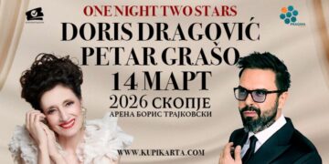 Дорис Драговиќ и Петар Грашо доаѓаат во Скопје