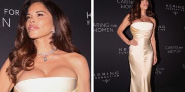 Длабоко деколте на хуманитарен настан, сите сите погледи кон сопругата на Џеф Безос