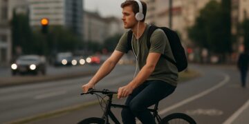 Казна до 50 евра ако со слушалки и телефон преминувате улица или возите велосипед, тротинет