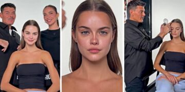 (Видео) Визажистот на Ким Кардашијан ја шминкаше Србинката за која велат дека е една од најубавите жени на светот