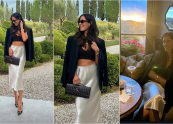 (Фото) Ана Ивановиќ елегантна во црно-бела комбинација: „Каква природна убавица“