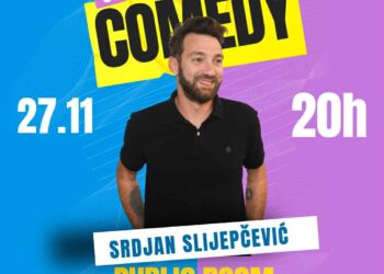 Стенд ап комично шоу со Срѓан Слијепчевиќ во Јавна соба