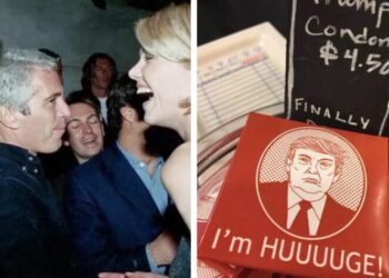 Објавени се нови фотографии од познати личности со Епштајн, ликот на Трамп на фотка со персонализирани презервативи