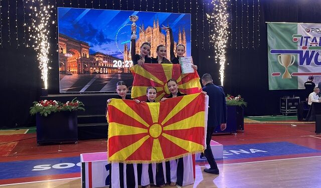 Македонските танчери од „Dancers United“ со огромен успех на Italy World Cup 2026