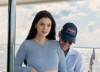 (Фото) Марк Ентони и неговата 31 година помлада сопруга го открија полот на бебето