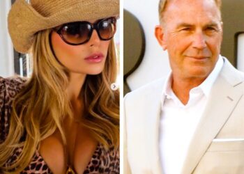 (Фото) Кевин Костнер и 29-годишна манекенка заедно во Вегас