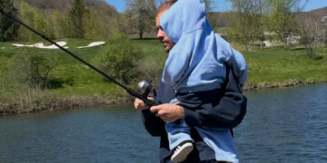 Џастин Бибер по Коачела: од сцена до мир покрај езеро со својот син