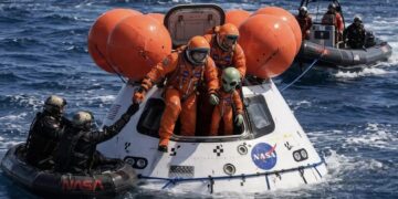 (ВИДЕО) Спектакуларно враќање од вселената: вака беа извлечени астронаутите од капсулата „Орион“