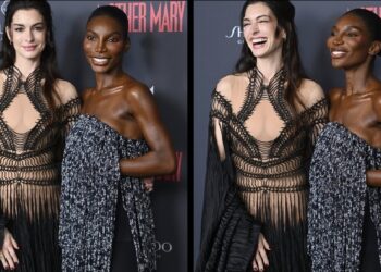 Холивудски гламур во Лондон: Ен Хатавеј и Микаела Коел блеснаа на премиерата на „Mother Mary“