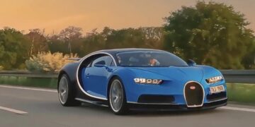 (ВИДЕО) Чешки милионер возеше Бугати со 414 км/ч и избегна казна: обвинителството не најде ризик за другите учесници во сообраќајот