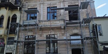 Стентон градба ја стартуваше обновата на „Алхамбра“ – заштитениот објект во Битола се рехабилитира