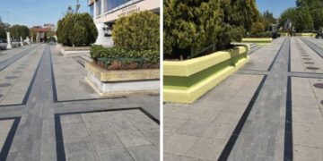 ЈКП Комуналец со нова акција: освежување на жардиниерите во центарот на Прилеп