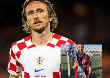 Ќерката на Лука Модриќ, Ема (12), го освои првиот трофеј со Милан