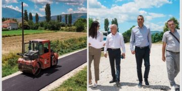 Коњановски: Нова инвестиција за Карамани – над 16,7 милиони денари вложени во нова патна мрежа