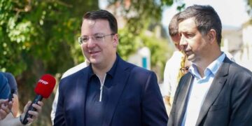 Николоски: Пуштен во функција „One Stop Shop“ на железничкиот граничен премин меѓу Македонија и Грција