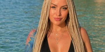 (ФОТО) Александра Спировска блеска на одмор во Ксамил – новинарката покажа одлична летна форма