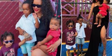 Ријана сподели ретки фотографии со сите три деца: Ги однесе на улицата на која пораснала во Барбадос