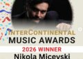 Николче Мицевски со голем светски успех: „TIME“ прогласена за најдобра World Music композиција