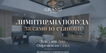 Купувањето нов стан во Гранд Скопје сега доаѓа со дизајнирана и опремена кујна!