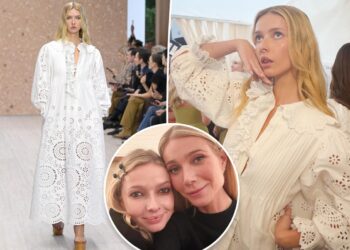 Ќерката на Гвинет Палтроу и Крис Мартин дебитираше на модната писта во Париз