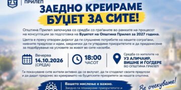 Проданоски: Со предлозите на граѓаните ќе го креираме Буџетот на Прилеп за 2027 година